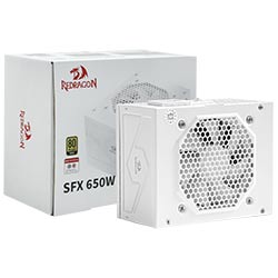 Fonte de Alimentação Redragon GC-PS014W 650W SFX / Modular / 80 Plus Gold - Branco