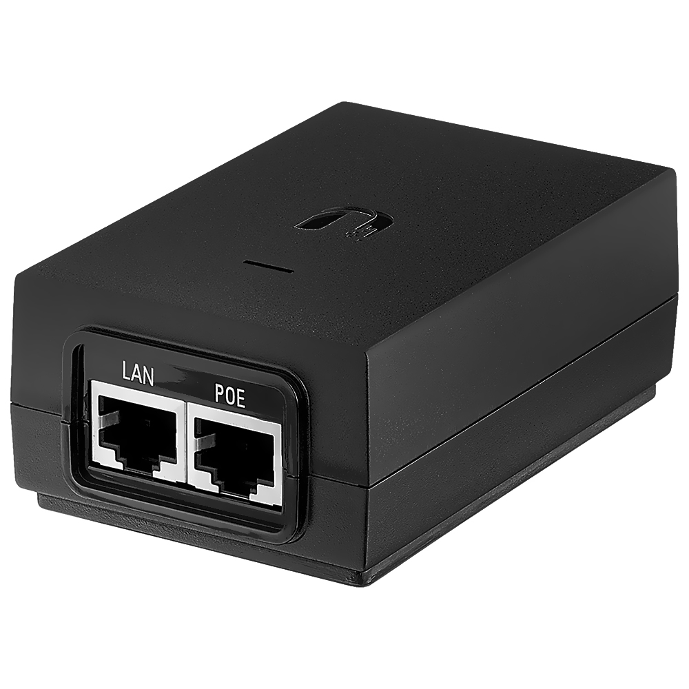 Fonte UBNT POE-48-24W-G-BR Poe Injector 48VDC / 0.5MP - Preto