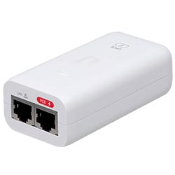 Fonte UBNT U-POE-AF-BR Poe Injector 48V Gigabit / 0.5MP - Branco