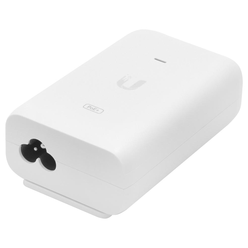 Fonte UBNT U-POE-AT-BR Poe Injector 802.3AT 48V / 0.65A / Peo+ Gigabit - Branco