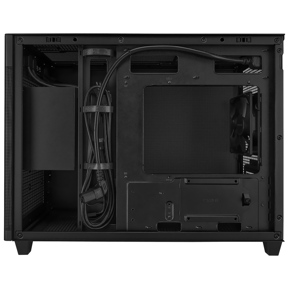 Gabinete Gamer ASUS Prime AP201 Mesh Micro ATX / 1 Cooler - Preto