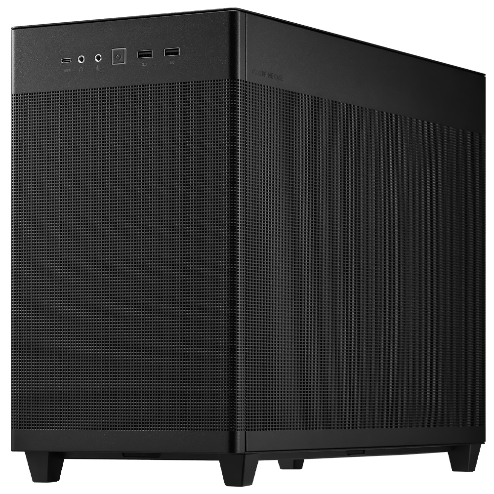 Gabinete Gamer ASUS Prime AP201 Mesh Micro ATX / 1 Cooler - Preto