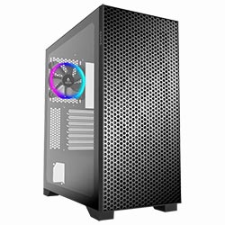 Gabinete Gamer AZZA Hive 450 CSAZ-450 Mid Tower / 1 Cooler / RGB - Preto