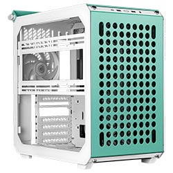 Gabinete Gamer Cooler Master Flatpack Macaron QUBE500 Mid Tower / 1 Cooler / ARGB - Branco (Q500-DGNN-S00)