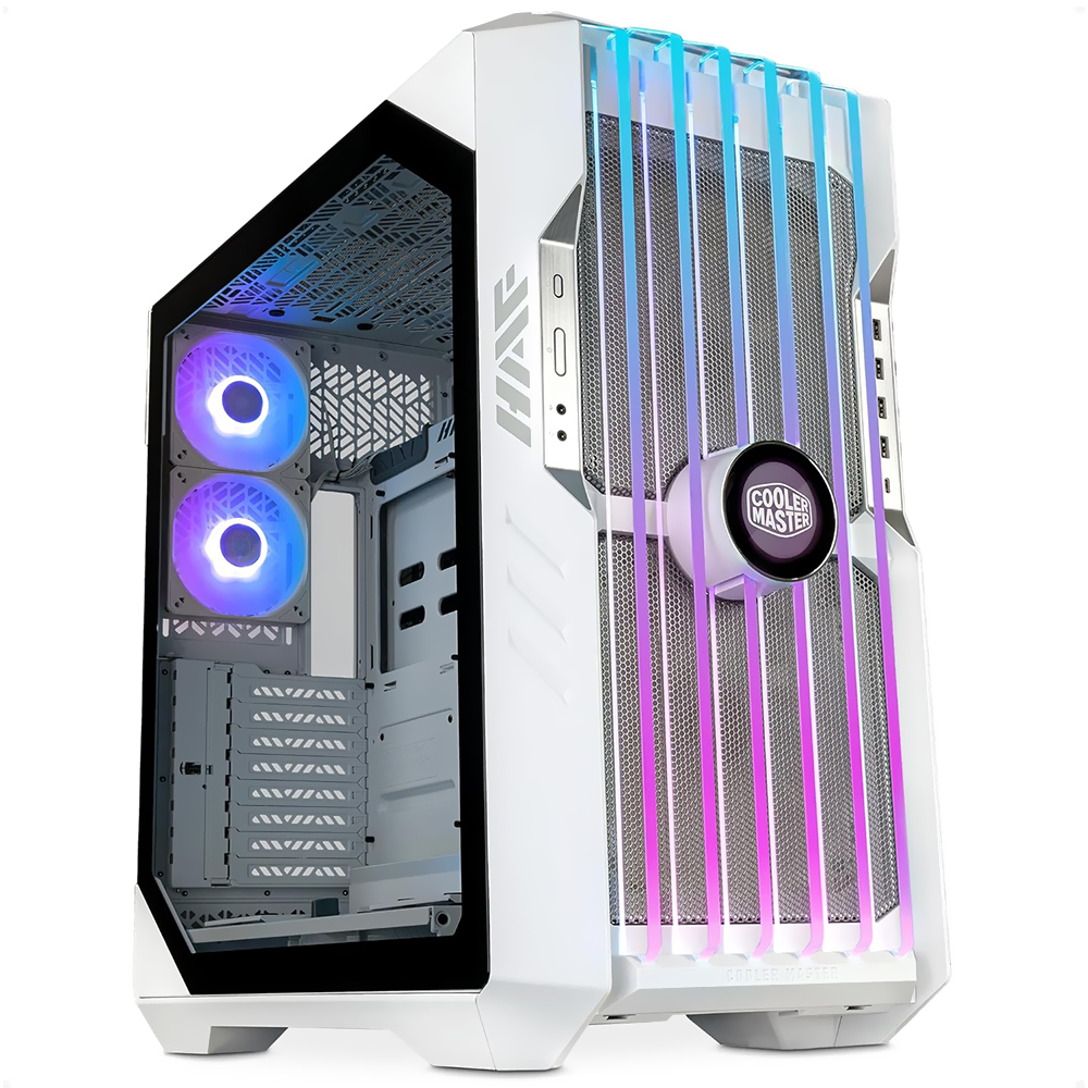 Gabinete Gamer Cooler Master Haf 700 Evo Full Tower / 3 Cooler / ARGB - Branco (H700E-WGNN-S00)