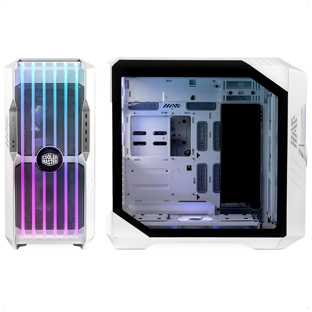 Gabinete Gamer Cooler Master Haf 700 Evo Full Tower / 3 Cooler / ARGB - Branco (H700E-WGNN-S00)