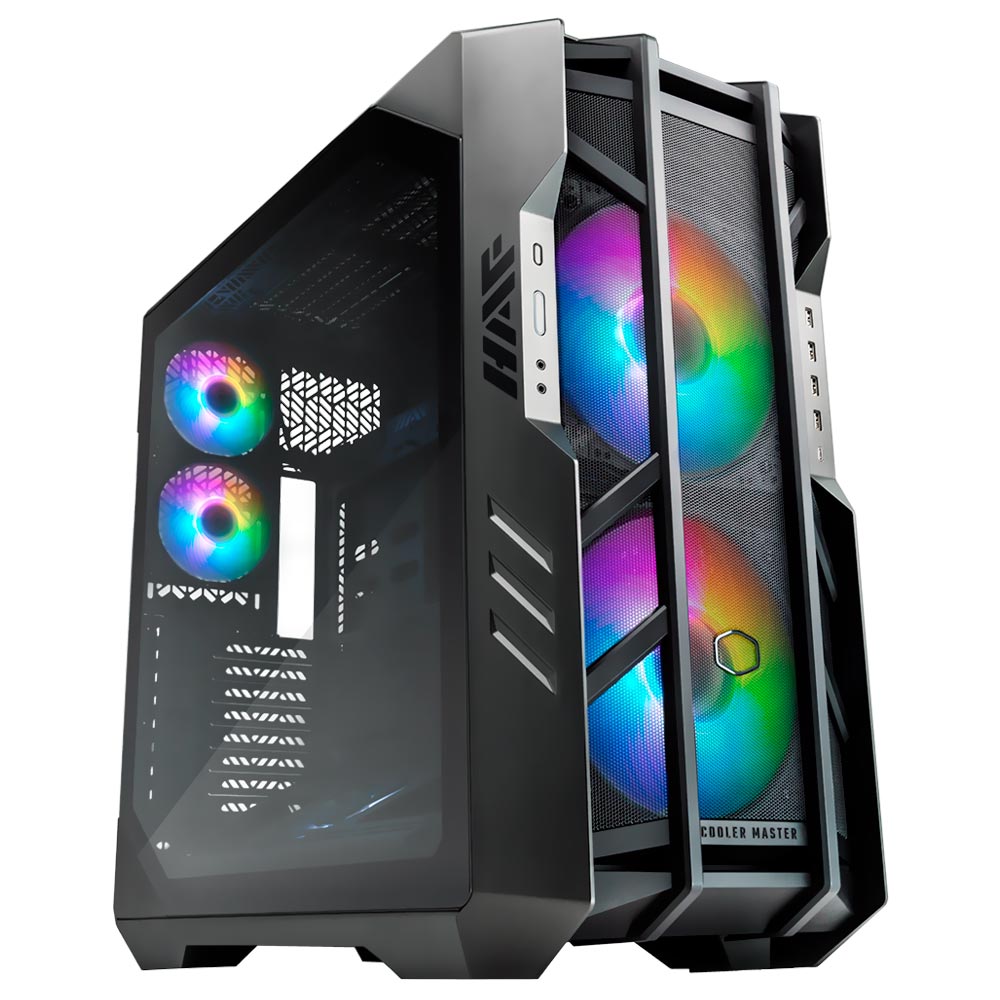 Gabinete Gamer Cooler Master Haf 700 Full Tower / 3 Cooler / ARGB - Preto (H700-IGNN-S00)