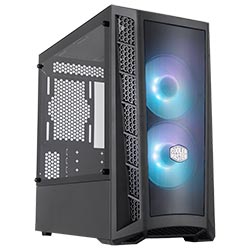 Gabinete Gamer Cooler Master MasterBox MB311L Mini Tower / 2 Cooler / ARGB - Preto (MCB-B311L-KGNN-S02)