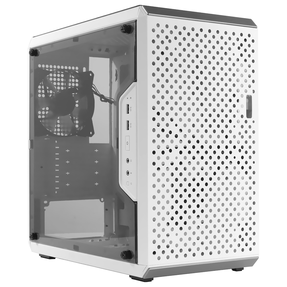 Gabinete Gamer Cooler Master MasterBox Q300L Mini Tower / 1 Cooler - Branco (MCB-Q300L-WANN-S00)