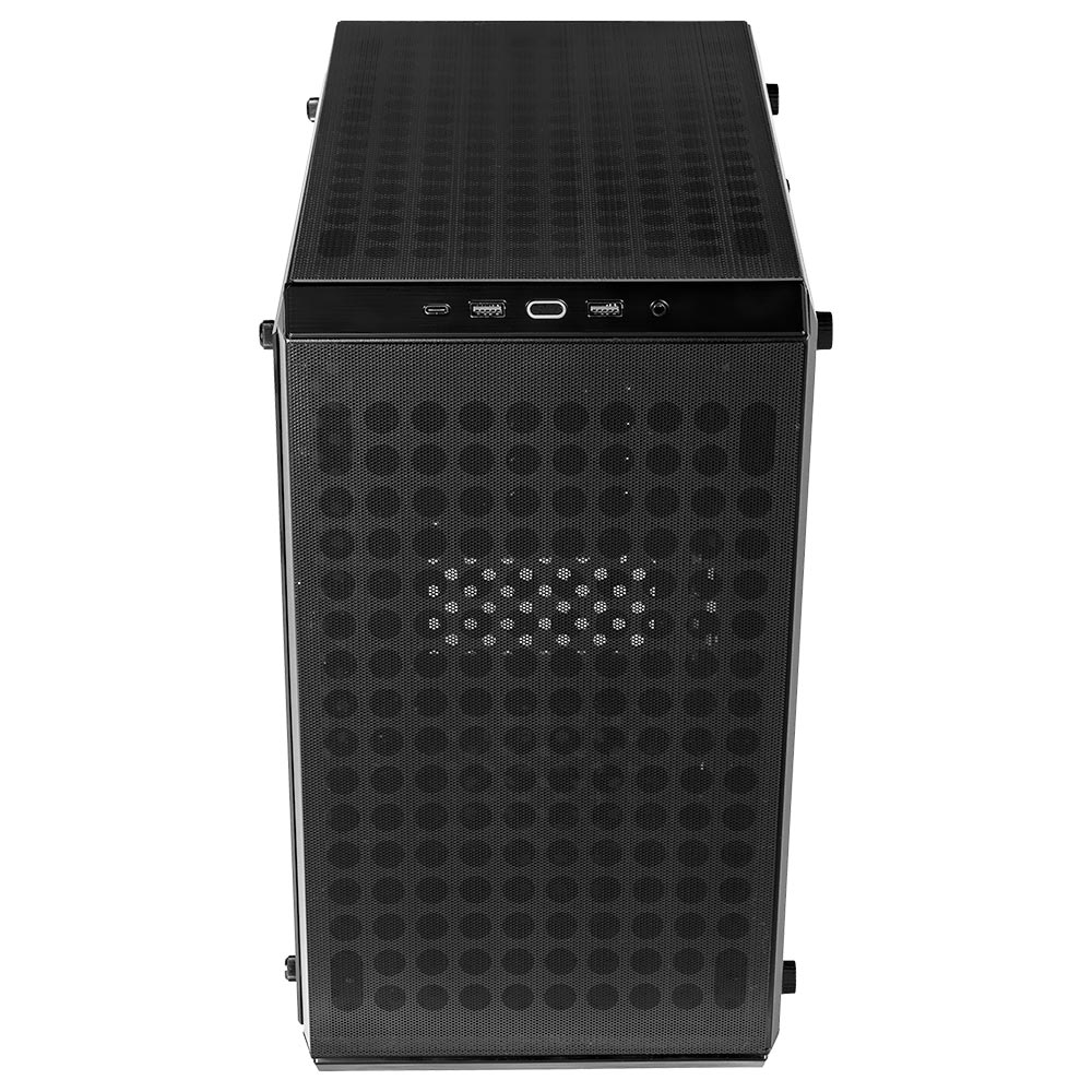 Gabinete Gamer Cooler Master Masterbox Q300L V2 Mini Tower / 1 Cooler / ARGB - Preto (Q300LV2-KGNN-S01)