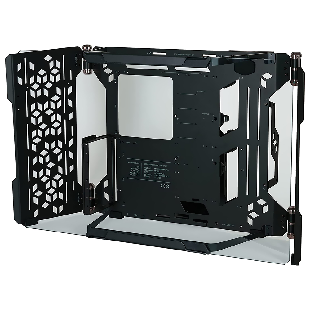 Gabinete Gamer Cooler Master MasterFrame 700 Full Tower - Preto