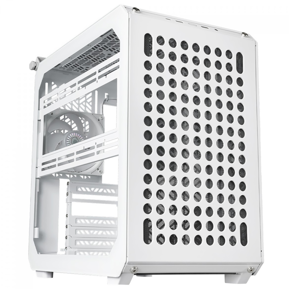 Gabinete Gamer Cooler Master QUBE500 Flatpack Mid Tower / 1 Cooler - Branco