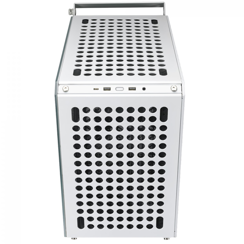 Gabinete Gamer Cooler Master QUBE500 Flatpack Mid Tower / 1 Cooler - Branco