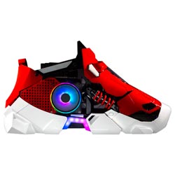 Gabinete Gamer Cooler Master Sneaker X ABK-SXNN-S38L3-R1 Mini ITX / 1 Cooler / ARGB - Vermelho / Branco