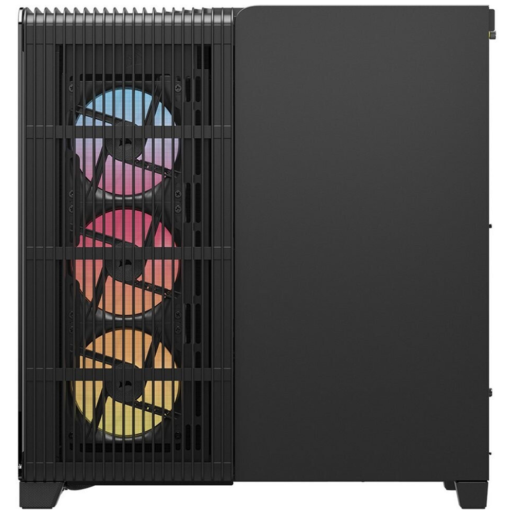 Gabinete Gamer Corsair CC-9011314-WW Frame 4500X RS-R Mid Tower / 3 Cooler / ARGB - Preto