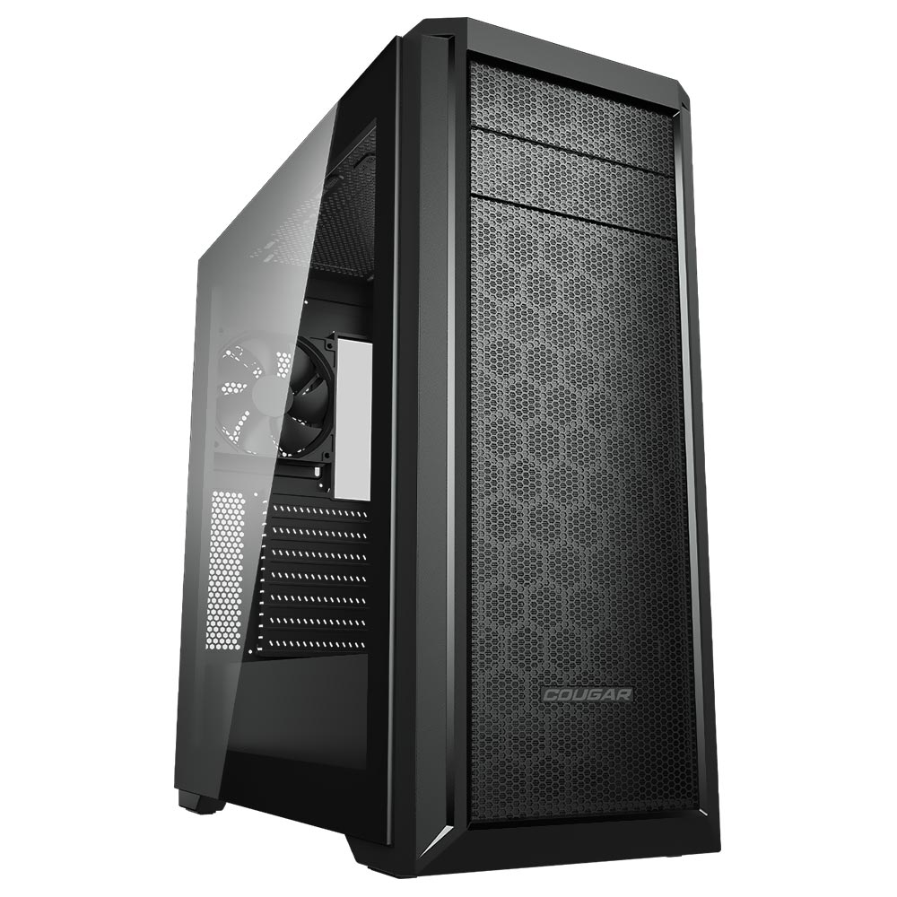 Gabinete Gamer Cougar MX330-G Pro Mid Tower / 1 Cooler - Preto