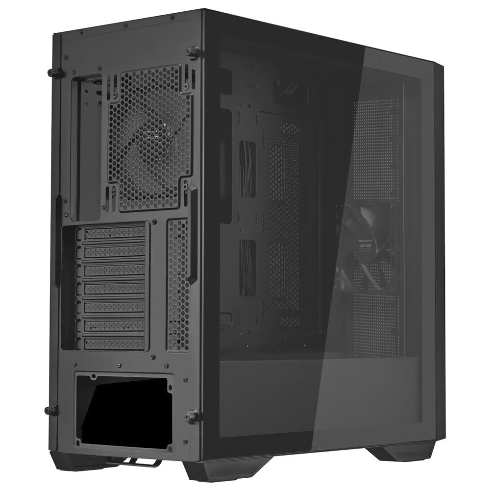 Gabinete Gamer Cougar Uniface Mid Tower / 2 Cooler - Preto