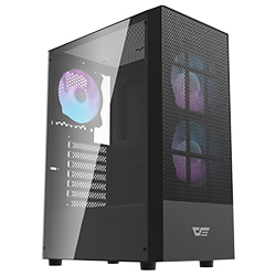 Gabinete Gamer darkFlash A290 Mid Tower / 3 Cooler / RGB - Preto