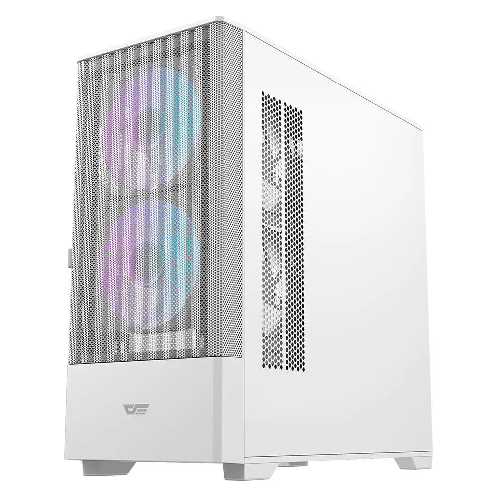 Gabinete Gamer darkFlash DK415M M-ATX / 2 Cooler / ARGB - Branco