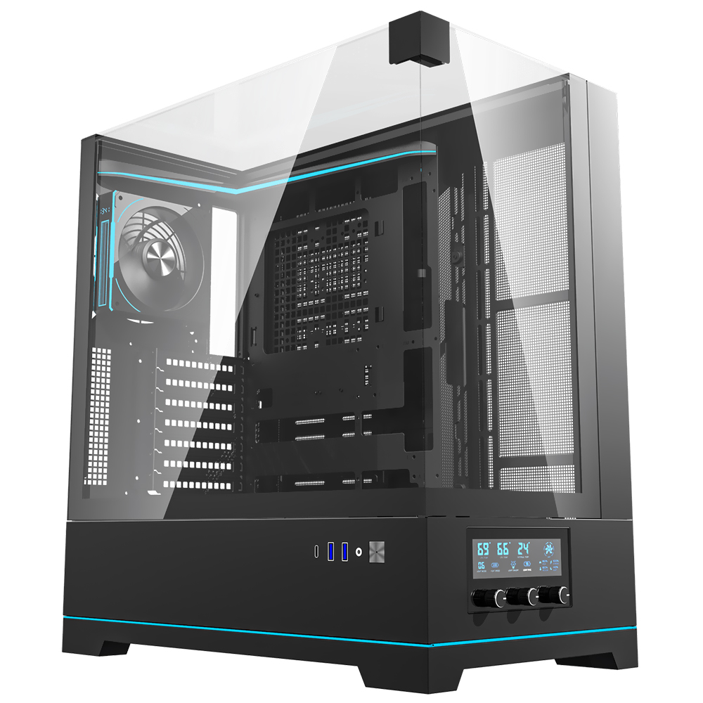 Gabinete Gamer darkFlash DY450 Pro Dy Series Land ATX - Preto