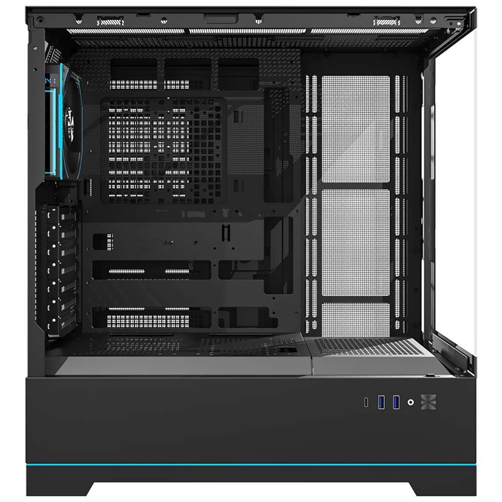 Gabinete Gamer darkFlash DY451 Pro Dy Series Land ATX - Preto