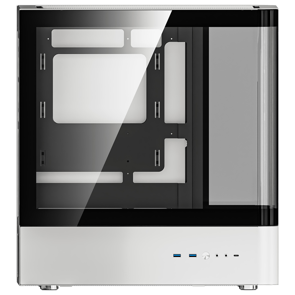 Gabinete Gamer DarkFlash HM1 Art Ultra ATX - Branco