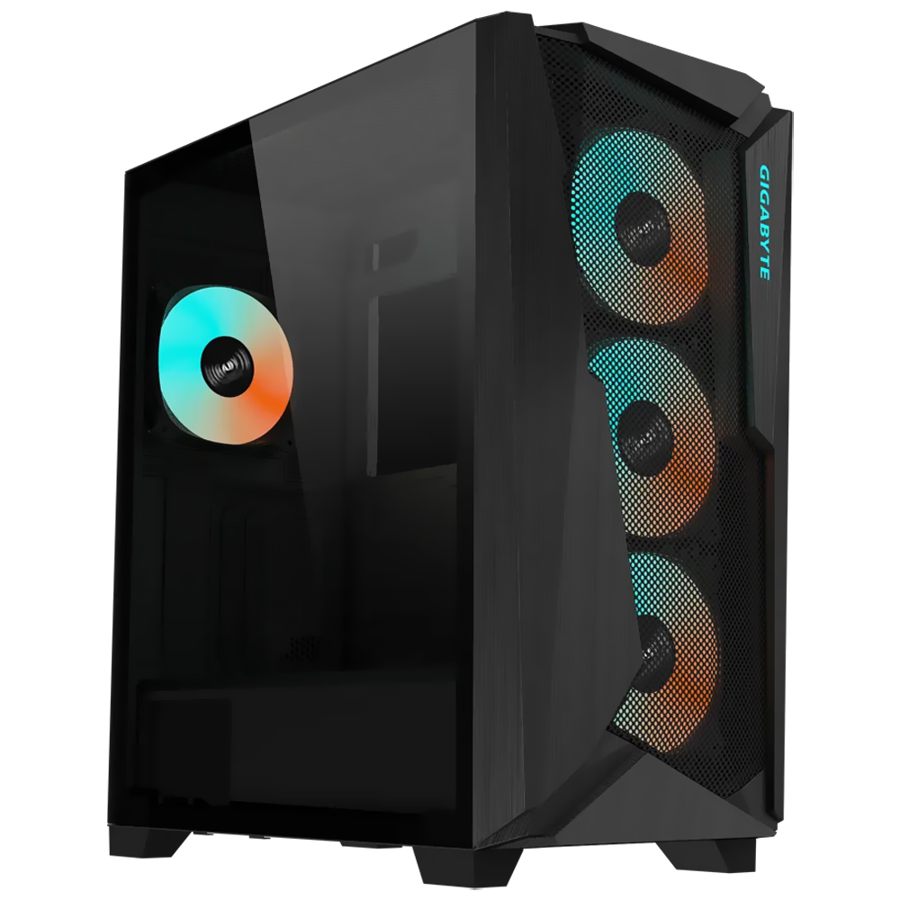 Gabinete Gamer Gigabyte GB-AC301G E-ATX / 4 Cooler / ARGB - Preto