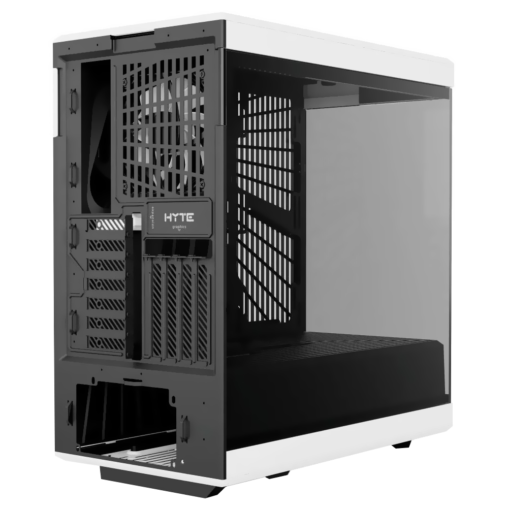 Gabinete Gamer HYTE Y40 ATX / 2 Cooler - Preto / Branco (CS-HYTE-Y40-BW)