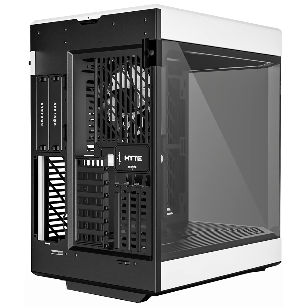 Gabinete Gamer HYTE Y60 ATX / 3 Cooler - Preto / Branco (CS-HYTE-Y60-BW)