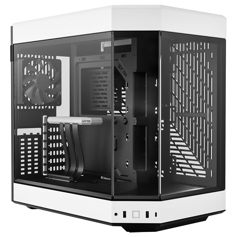 Gabinete Gamer HYTE Y60 ATX / 3 Cooler - Preto / Branco (CS-HYTE-Y60-BW)