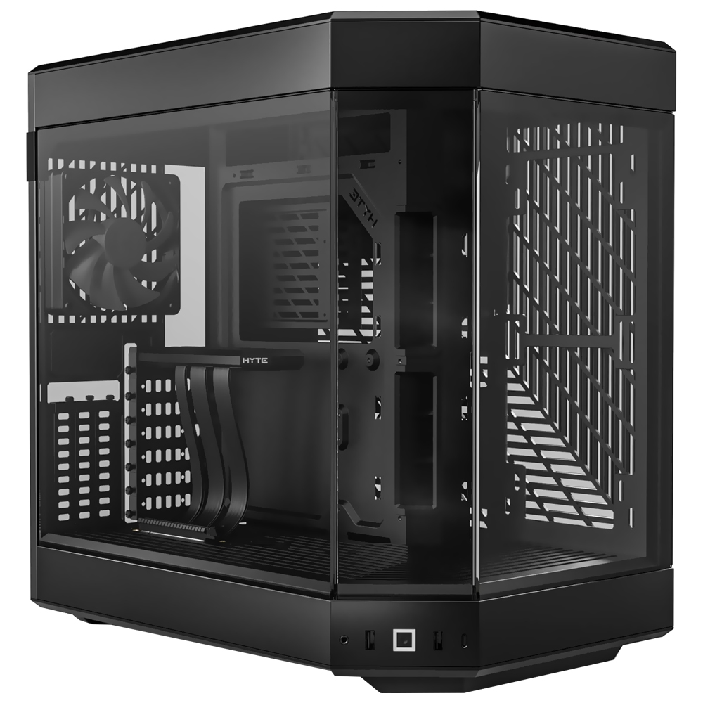 Gabinete Gamer HYTE Y60 ATX / 3 Cooler - Preto (CS-HYTE-Y60-B)