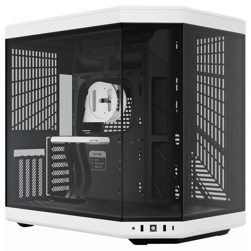 Gabinete Gamer HYTE Y70 ATX - Preto / Branco (CS-HYTE-Y70-BW)