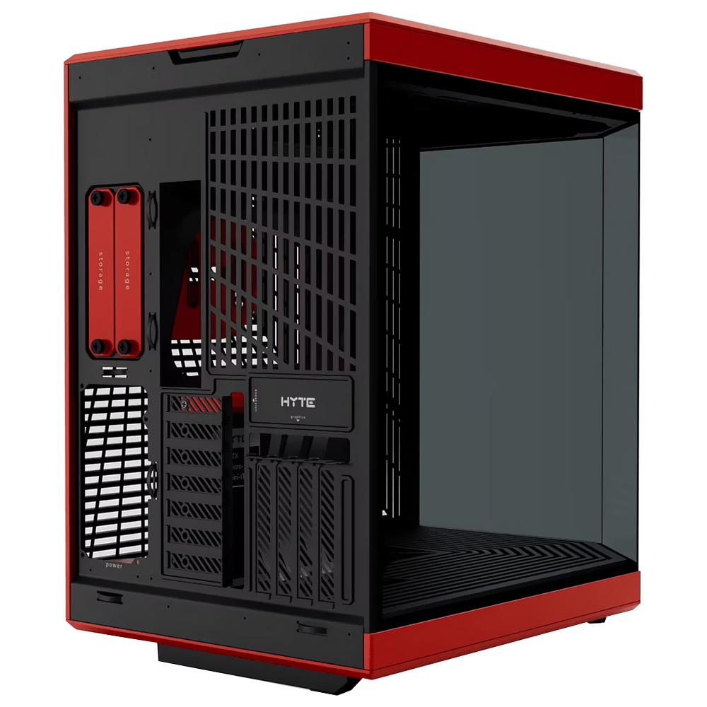 Gabinete Gamer HYTE Y70 ATX - Preto / Vermelho (CS-HYTE-Y70-BR)