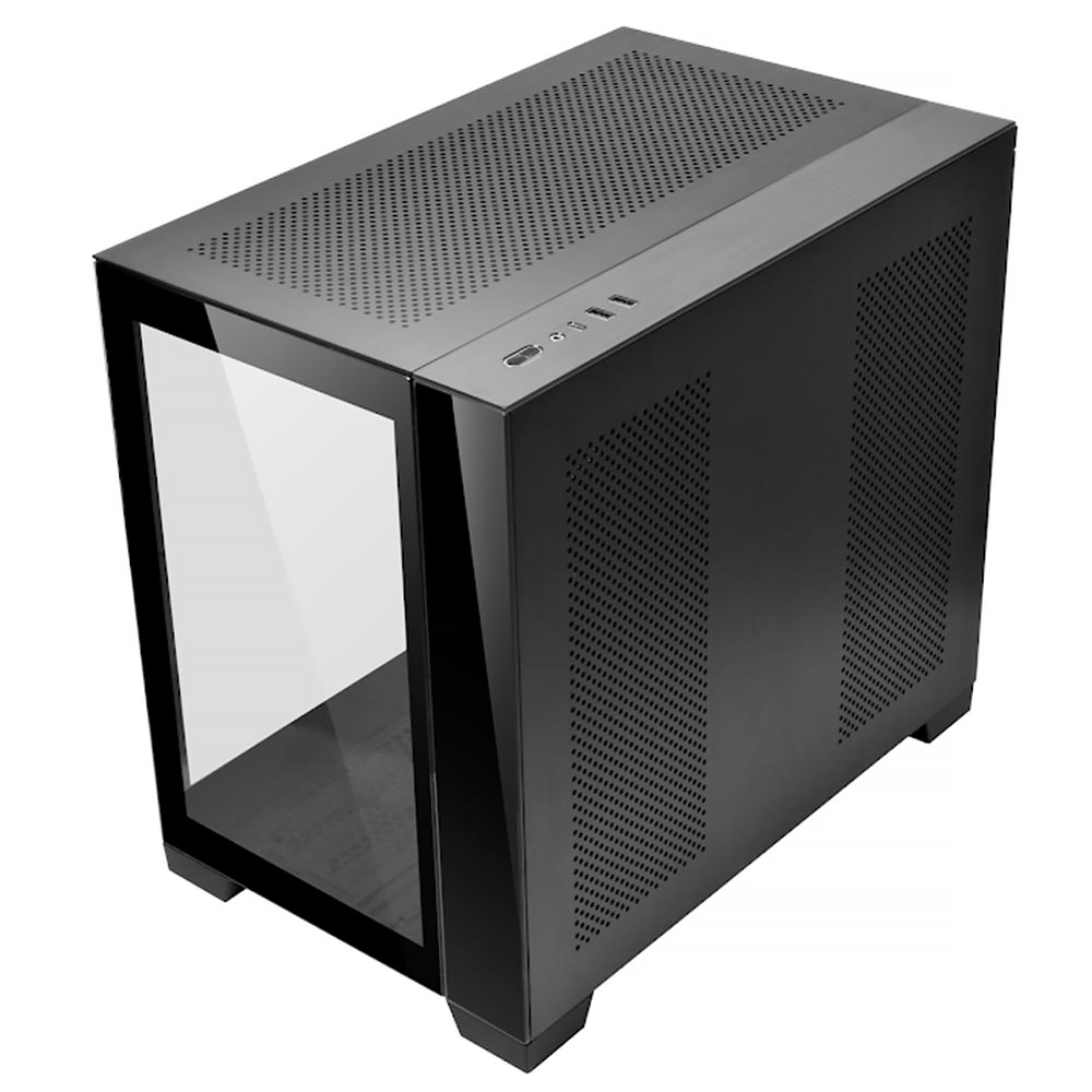 Gabinete Gamer Lian Li O11 Dynamic Mini O11DMINIX ATX - Preto