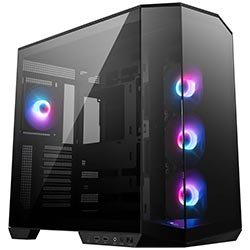 Gabinete Gamer MSI Mag Pano 100R PZ ATX Tower / 4 Cooler / ARGB - Preto 
