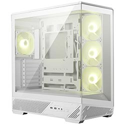 Gabinete Gamer MSI Mag Pano 130R PZ Mid Tower / 4 Cooler / ARGB - Branco