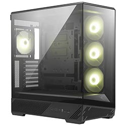 Gabinete Gamer MSI Mag Pano 130R PZ Mid Tower / 4 Cooler / ARGB - Preto