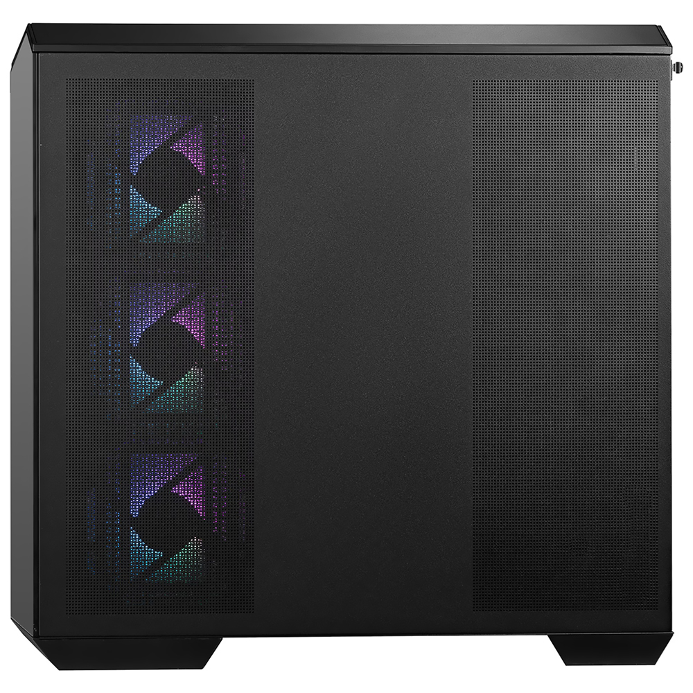 GABINETE GAMER MSI MAG PANO M110R PZ VIDRO PRETO - 4 COOLER ARGB - MICRO-ATX TOWER 