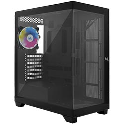 Gabinete Gamer Mtek MCG-DH80-B Mid Tower / 1 Cooler RGB - Preto