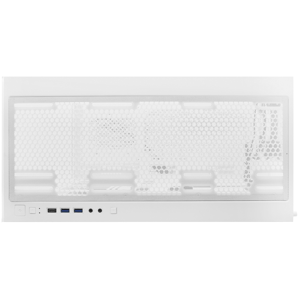 Gabinete Gamer Mtek MCG-DH80-W Mid Tower / 1 Cooler RGB - Branco