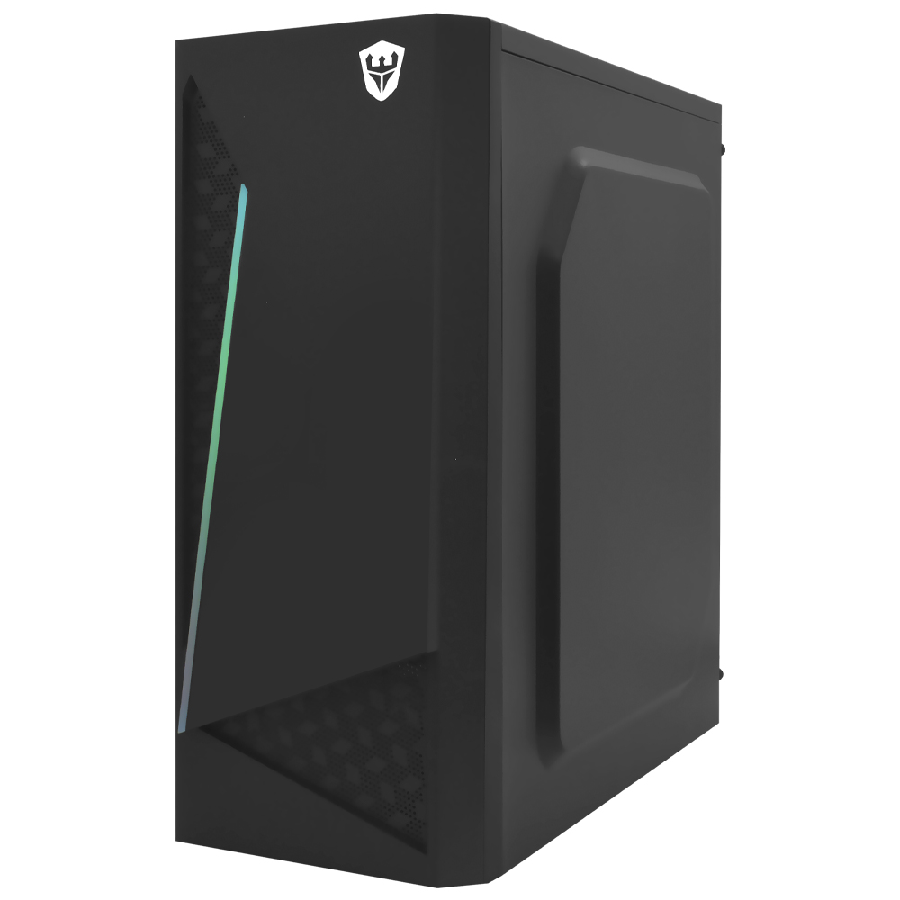 Gabinete Gamer Satellite 1102K ATX / 1 Cooler / RGB - Preto