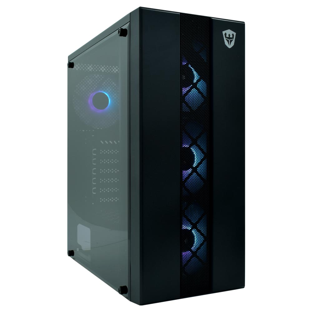 Gabinete Gamer Satellite 1400K ATX / 4 Cooler / RGB - Preto