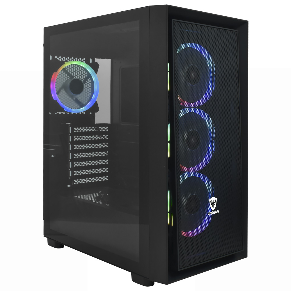 Gabinete Gamer Satellite K2401 E-ATX / 4 Cooler - Preto