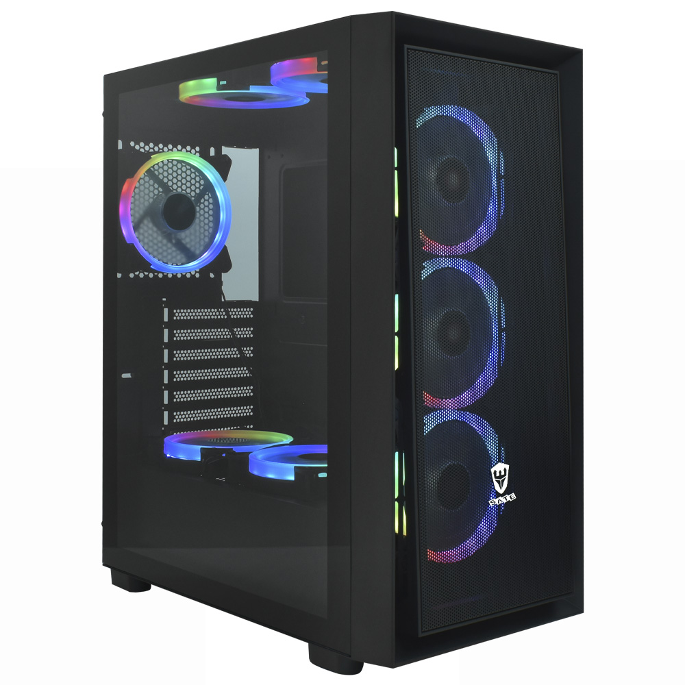 Gabinete Gamer Satellite K2801 E-ATX / 8 Cooler - Preto