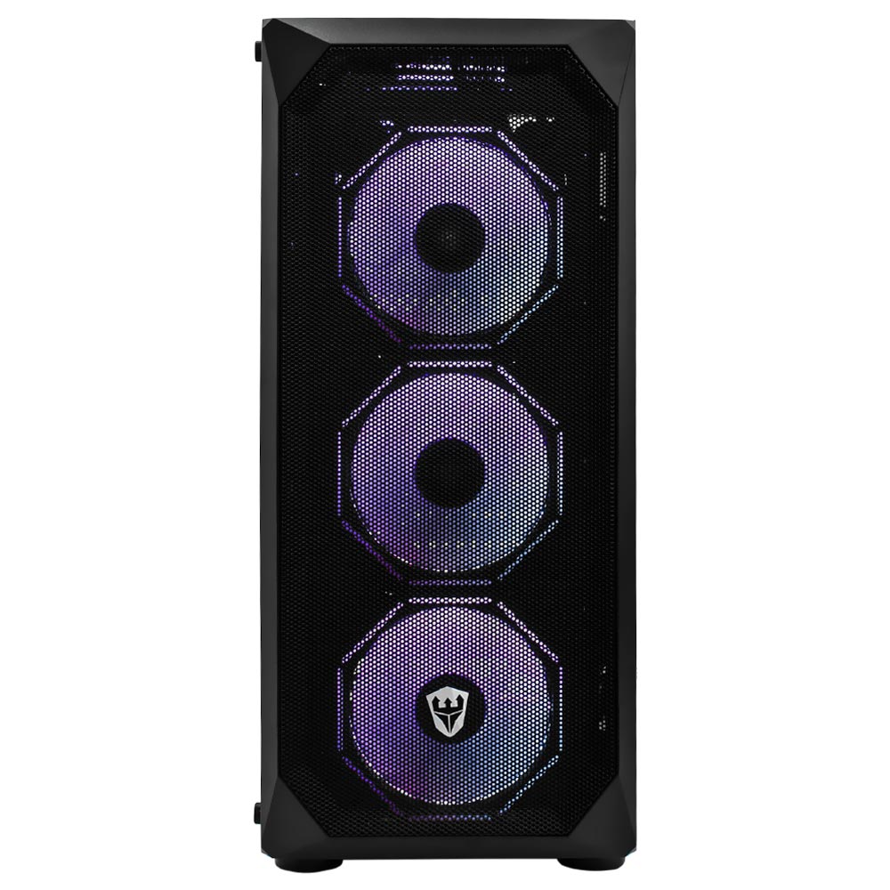 Gabinete Gamer Satellite K875 Mid Tower / 6 Cooler - Preto 