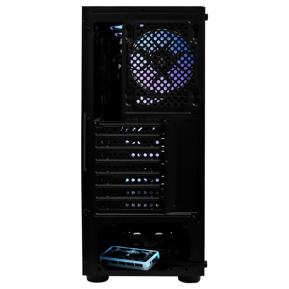 Gabinete Gamer Satellite K875 Mid Tower / 6 Cooler - Preto 