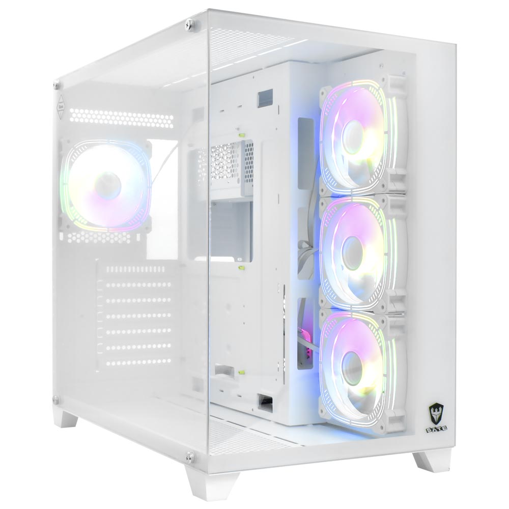 Gabinete Gamer Satellite K897 ATX / 4 Cooler - Branco