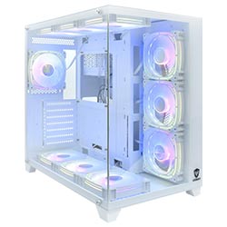 Gabinete Gamer Satellite K899 ATX / 10 Cooler - Branco