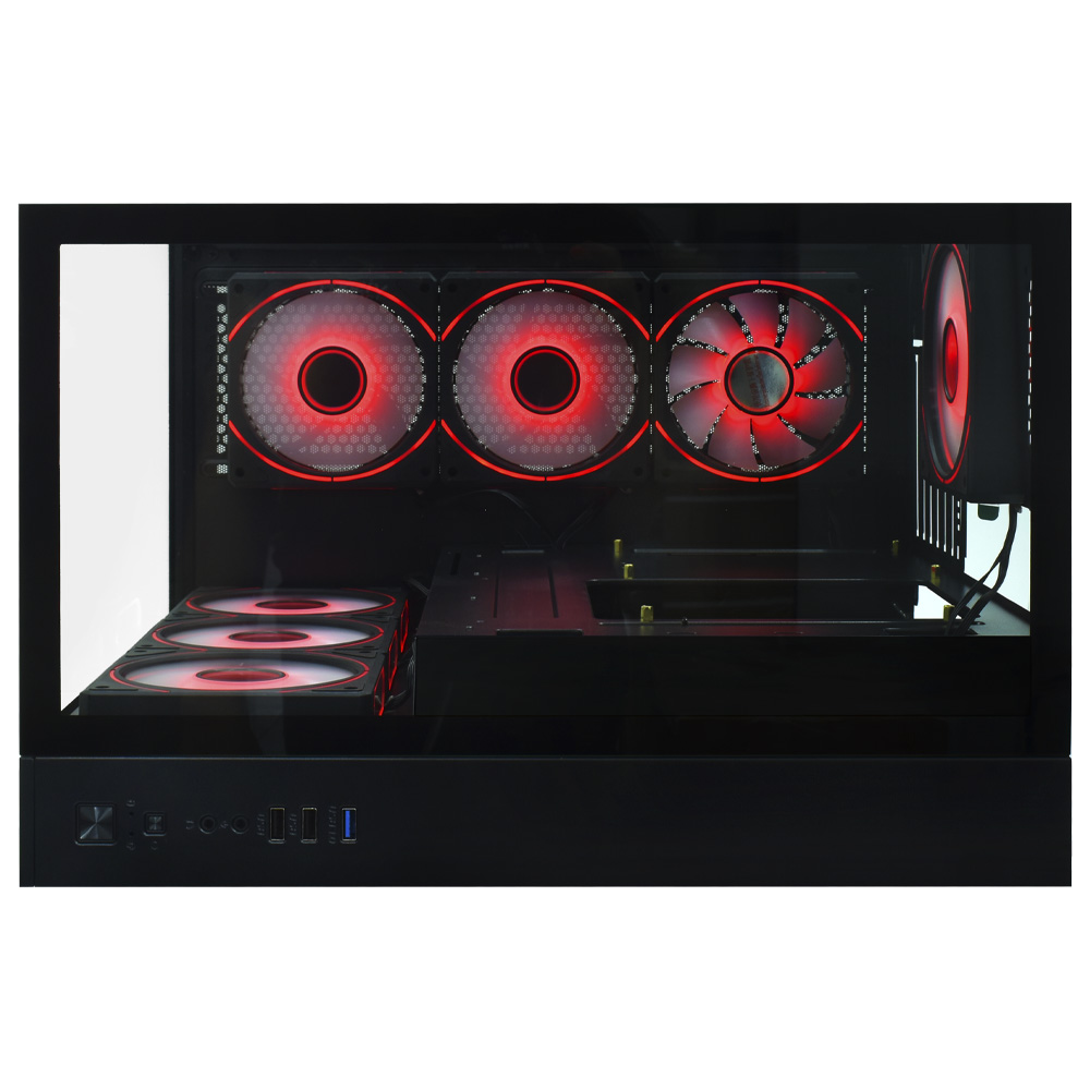 Gabinete Gamer Satellite K900 ATX / 7 Cooler - Preto