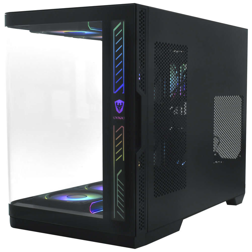 Gabinete Gamer Satellite K910 ATX / 9 Cooler / ARGB - Preto